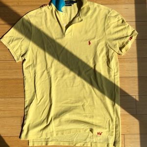 Polo Ralph Lauren Distressed Polo, Two-Tone Collar